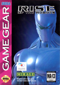 Rise of the Robots Sega Game Gear  box art